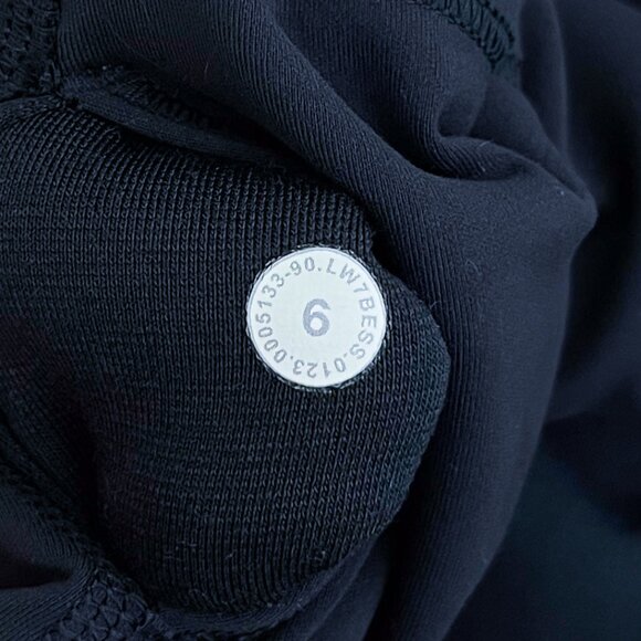 Lululemon Wunder Train High-Rise Short 6" W7BESS Bike Short Size 6 Black - Picture 13 of 14